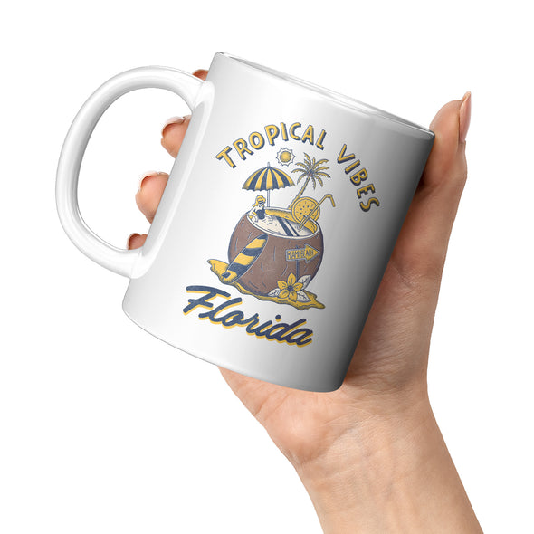 Tropical Vibes Florida Ceramic Mug