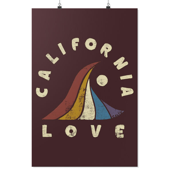 Wave CA Love Maroon Poster-CA LIMITED