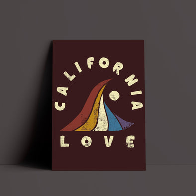Wave CA Love Maroon Poster-CA LIMITED