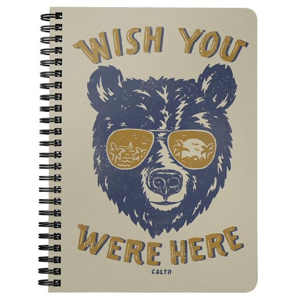 Wish Bear Cream Spiral Notebook-CA LIMITED