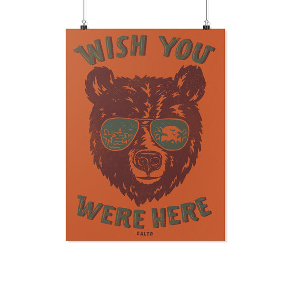 Wish You Were Here Orange Poster-CA LIMITED