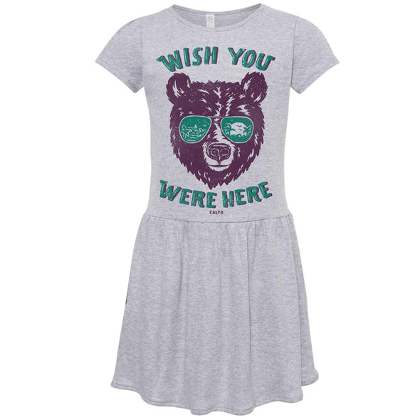 Wish You Were Here Toddlers Dress-CA LIMITED