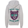 Wish You Were Here Youth Zip Up Hoodie-CA LIMITED