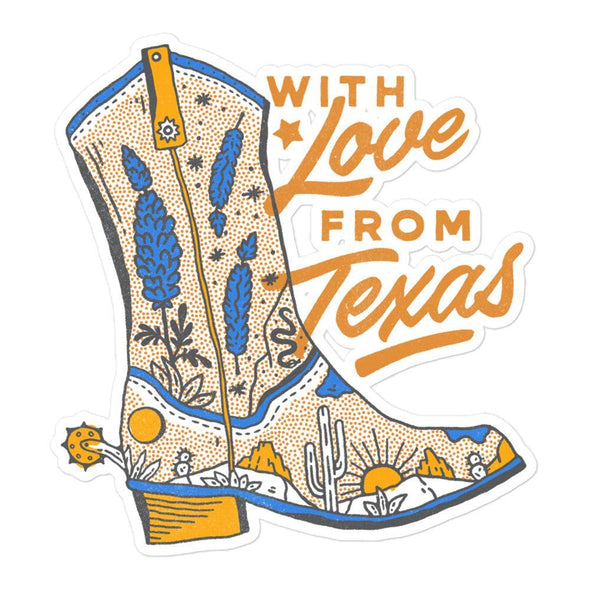 With Love TX Decal-CA LIMITED