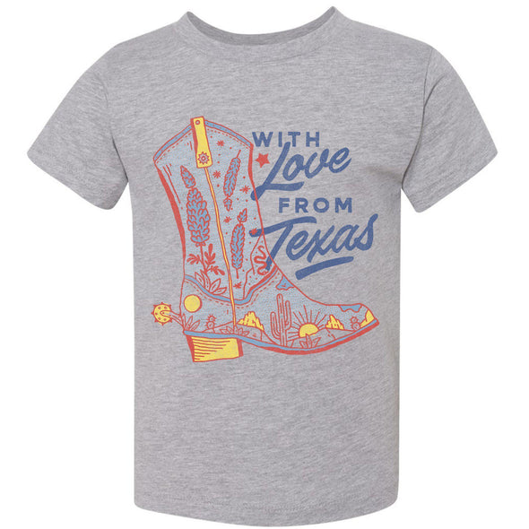 With Love TX Toddlers Tee-CA LIMITED